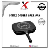Sonex Double Grill Pan – Marble Coated, Indoor Grill Like a Pro