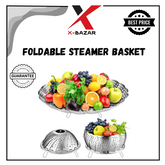 Foldable Steamer Basket – Stainless Steel, Food-Grade