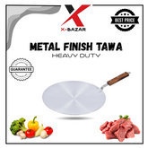 Metal-Finish Tawa premium Quality Wooden Handle Heavy Guage