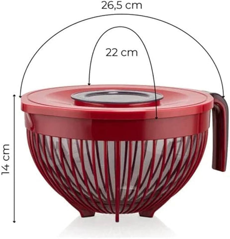 800ML BPA-Free Mixing Bowl – Non-Slip, Lightweight Plastic Bowl for Baking, Cooking & Serving