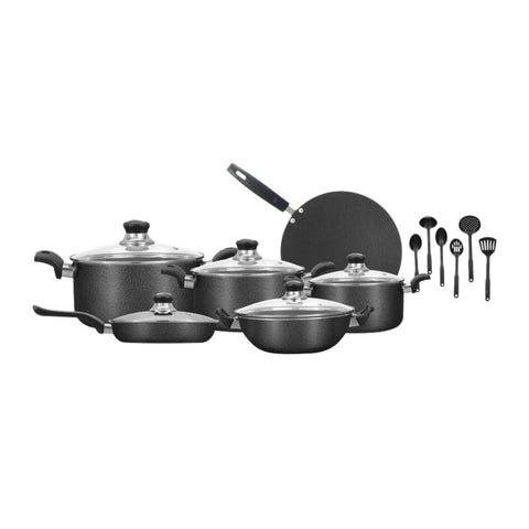 Nova Gift Pack – Sonex 17-Piece Nonstick Cookware Set (Black)