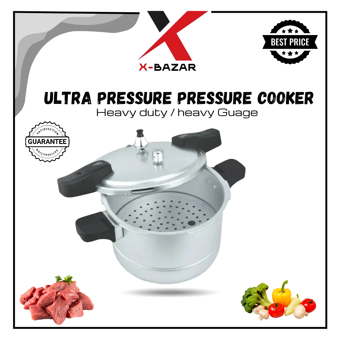 Ultra Steamer Elegant Pressure Cooker Aluminum – 7L, 9L, 11 Litr