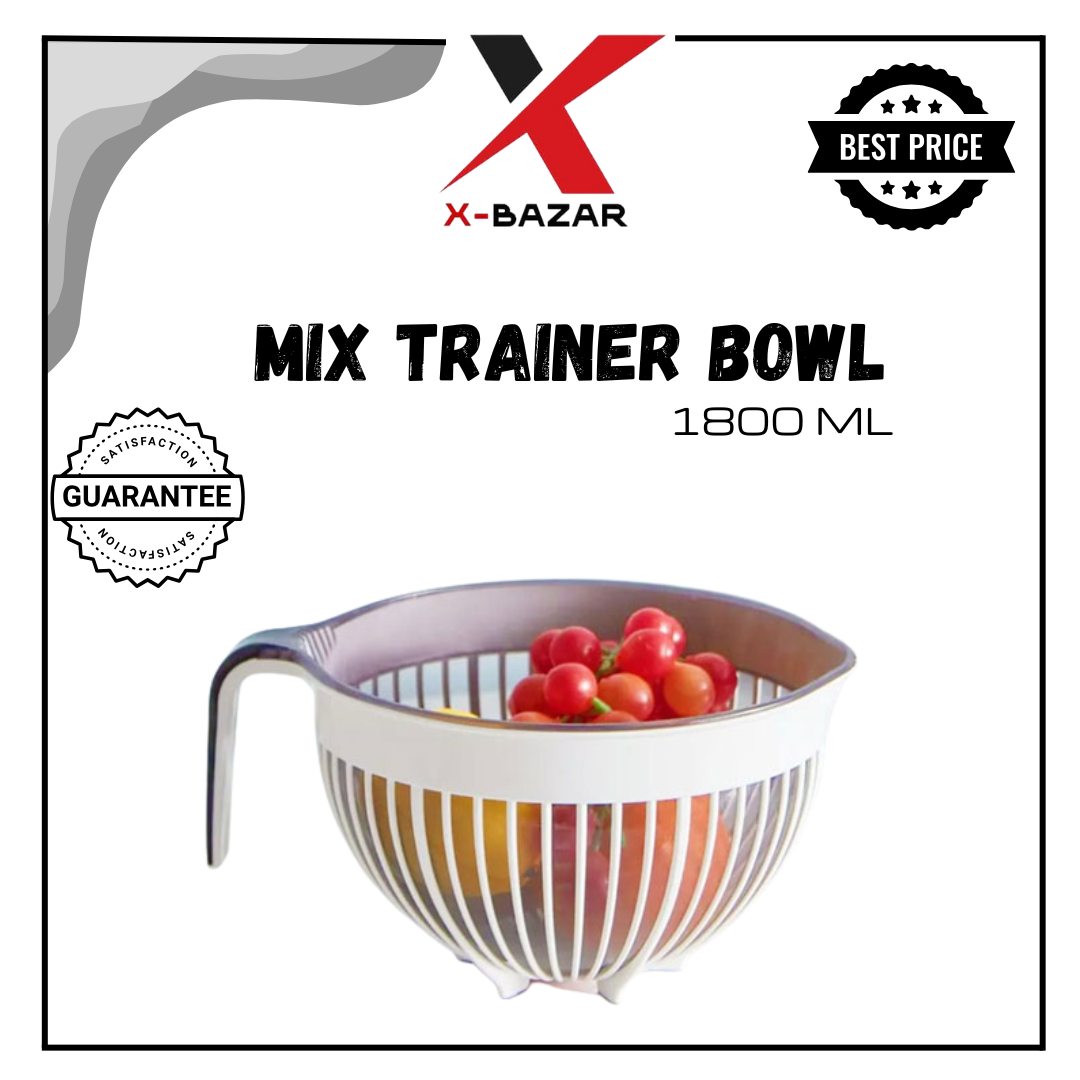 800ML BPA-Free Mixing Bowl – Non-Slip, Lightweight Plastic Bowl for Baking, Cooking & Serving