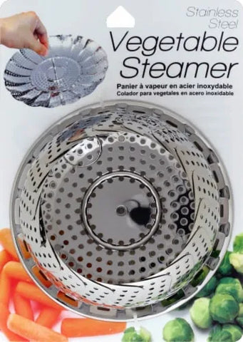 Foldable Steamer Basket – Stainless Steel, Food-Grade